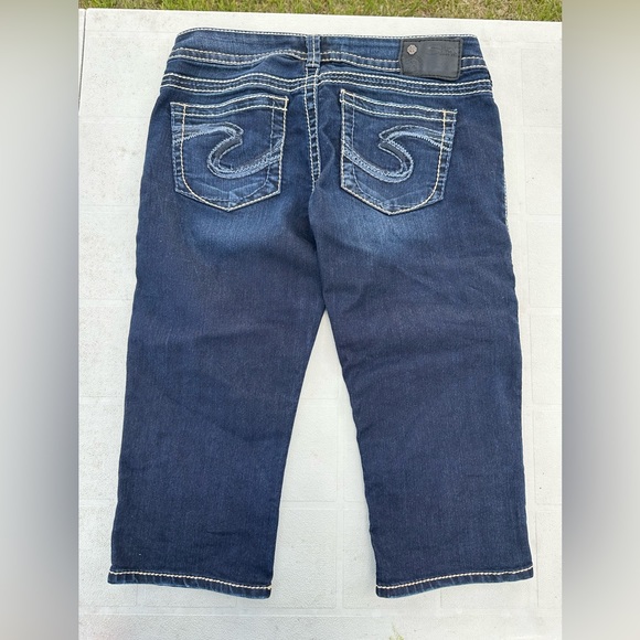Silver Jean Crops - Size 29 - Picture 6 of 6